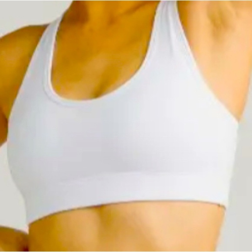 Zyia Bomber Bra, White, size Small NWT